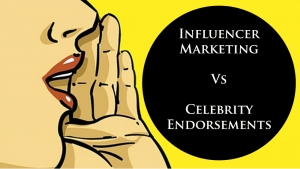 Difference between Celebrity Endorsement &amp; Influencer Marketing